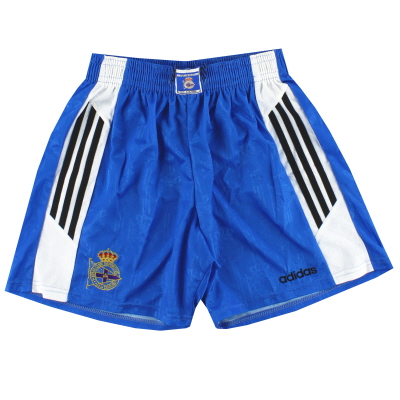 1997-98 Deportivo adidas Sample Home Shorts * Comme neuf * M