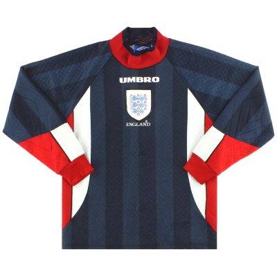1997-98 England Umbro Torwart Shirt Y.
