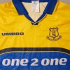 1997-98 Everton Prototype Sample Away Shirt *Mint* L