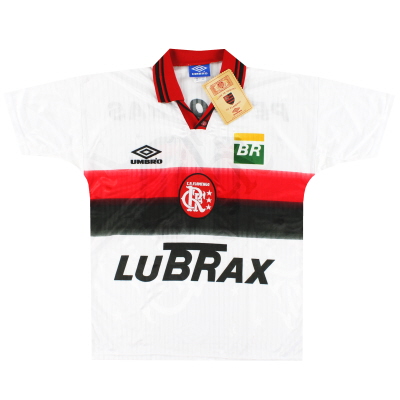 1997–98 Flamengo Umbro Auswärtstrikot Nr. 10 *mit Etiketten* M