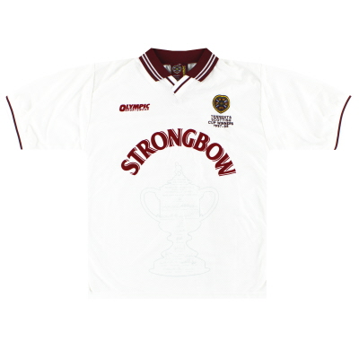 1997-98 Hearts 'Cup Winners' Away Shirt * Mint * M