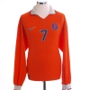 1997-98 Holland Home Shirt v.Hooijdonk #7 L/S XL