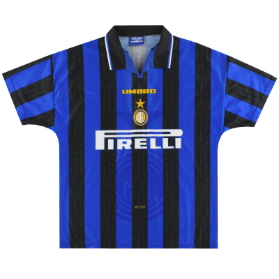 1997-98 Inter Milan Umbro Home Shirt L 