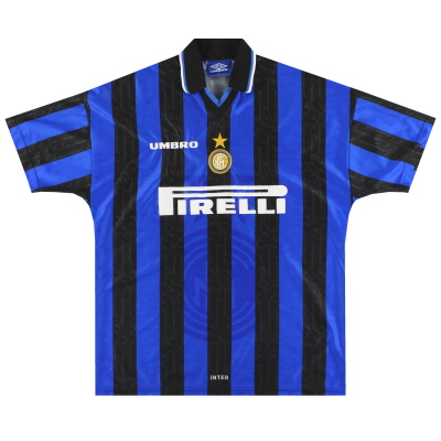 1997-98 Baju Kandang Inter Milan Umbro L