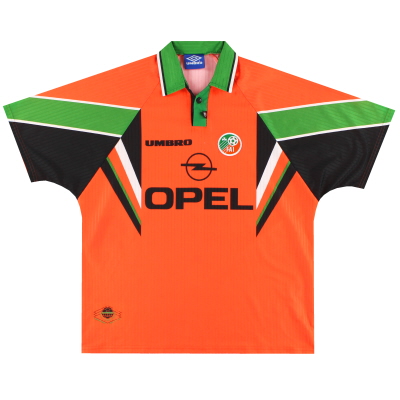 1997-98 Ирландия Умбро выездная футболка XXL
