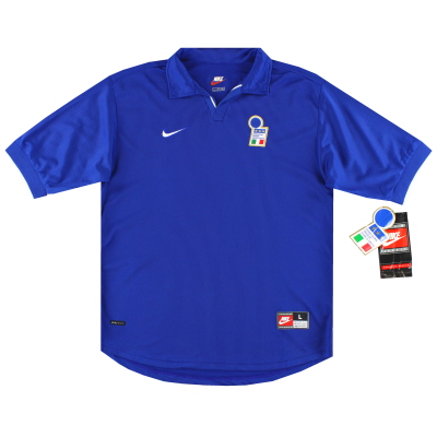 Kemeja Kandang Nike Italia 1997-98 *dengan tag* L