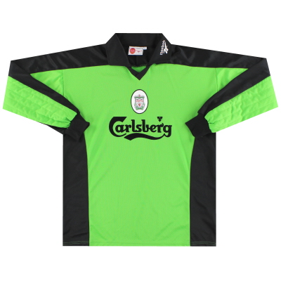 1997-98 Liverpool Reebok Goalkeeper Shirt *Mint* M