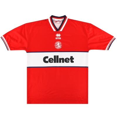 1997-98 Middlesbrough Errea Maillot Domicile XL