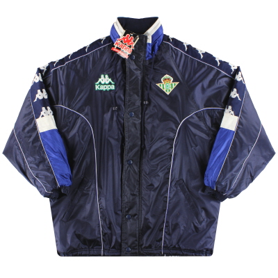 Manteau de banc rembourré Real Betis Kappa 1997-98 * avec étiquettes * L
