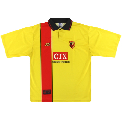 1997-98 Домашняя футболка Watford Mizuno *Мятная* S