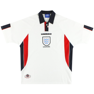 1997-99 Домашняя рубашка England Umbro * Mint * XL