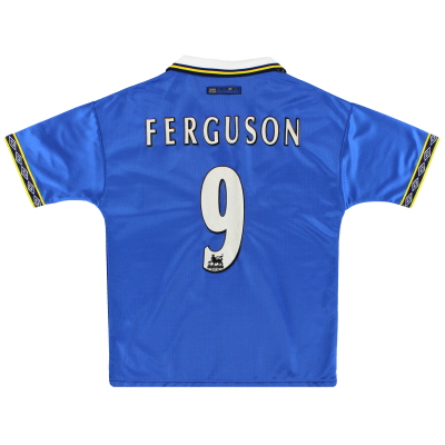 1997-99 Everton Umbro Home Shirt Ferguson #9 Y 