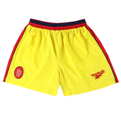 Pantalones cortos de visitante Reebok del Liverpool 1997-99 M