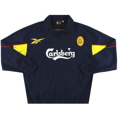 1997-99 Liverpool Reebok Drill Top * comme neuf * M