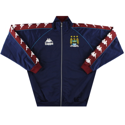 Manchester City Kappa trainingsjack uit 1997-99 *Mint* L