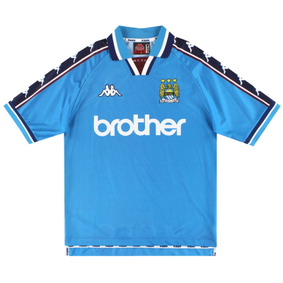 1997-99 Manchester City Kappa thuisshirt S
