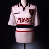 1997-99 Manchester United Away Shirt Solskjaer #20 Y