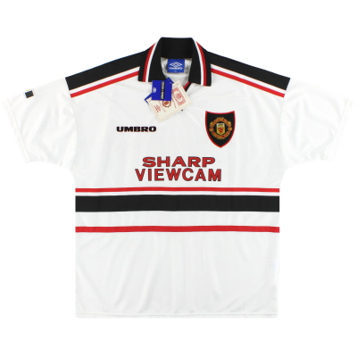 1997-99 Manchester United Umbro Away Shirt * con cartellini * XXL