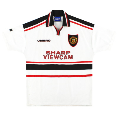 1997-99 맨체스터 유나이티드 움 브로 어웨이 셔츠 M