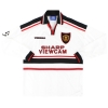 1997-99 Camiseta visitante del Manchester United Umbro CL Solskjaer # 20 L/S *Mint* XL