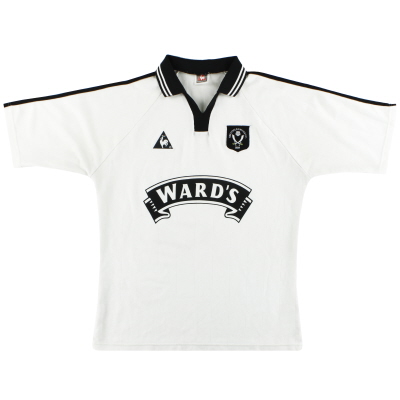 1997-99 Шеффилд Юнайтед Le Coq Sportif выездная рубашка S