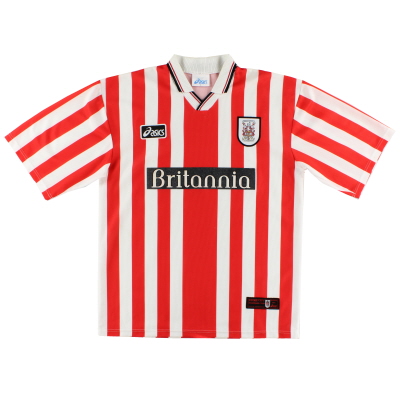 1997-99 Stoke City Asics Thuisshirt L