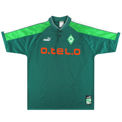 Camiseta de local Puma del Werder Bremen 1997-99 * Menta * XXL
