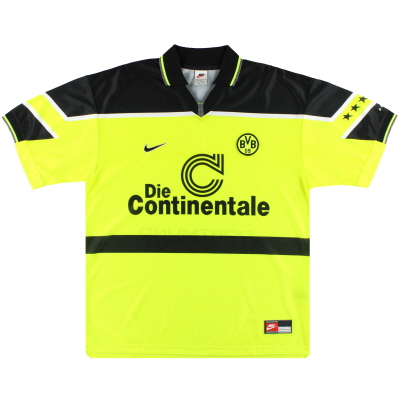 1997 Borussia Dortmund Nike Maillot Domicile L