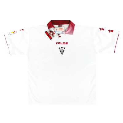 1998-00 Camiseta Albacete Balompie Kelme Visitante *con etiquetas* XL