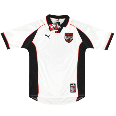 1998-00 Autriche Puma Home Shirt * avec étiquettes * L