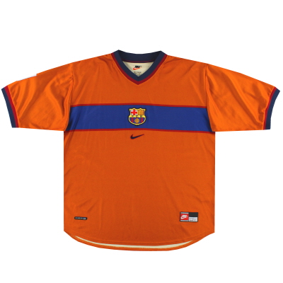 1998-00 Barcelona Nike Troisième Maillot XXL