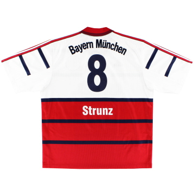 1998-00 Bayern Munich Away Shirt Strunz #8 XL 