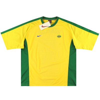 1998-00 Brazilië Nike Ronaldo 'R9' T-shirt *met kaartjes* XXL