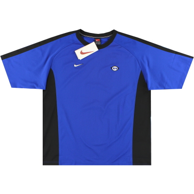 Camiseta Brasil 1998-00 Nike Ronaldo AZUL 'R9' *con etiquetas* XXL