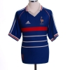 1998-00 France adidas Home Shirt Zidane #10 M