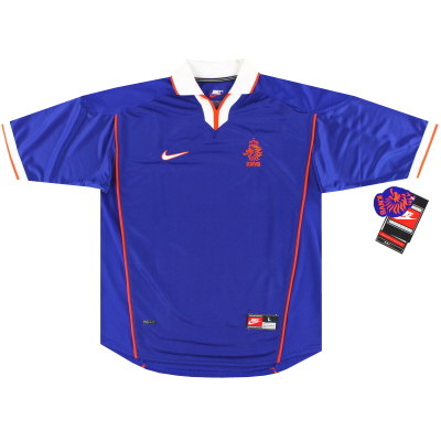 Camiseta Nike de visitante de Holanda 1998-00 *con etiquetas* L