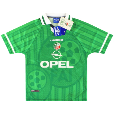 Camiseta de local Umbro de Irlanda 1998-00 *con etiquetas* M
