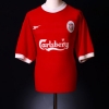 1998-00 Liverpool Home Shirt Fowler #9 Y