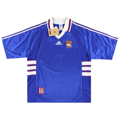 Camiseta visitante del Lyon adidas 1998-00 *con etiquetas* XL