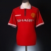 1998-00 Manchester United Home Shirt Beckham #7 XXL