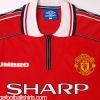 1998-00 Manchester United Home Shirt Cole #9 XXL