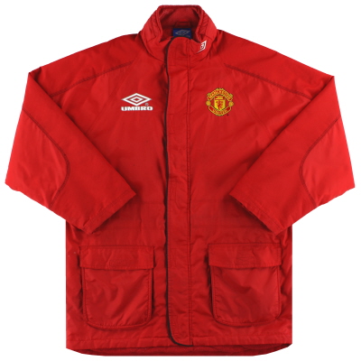 1998-00 Man United Umbro Padded Bench Coat L