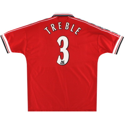 1998-00 Manchester United Umbro Home Shirt Treble #3