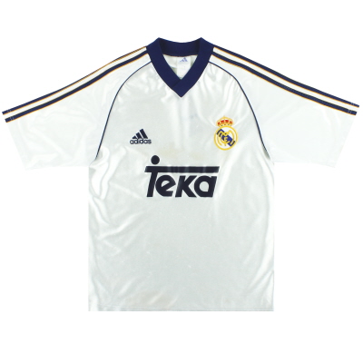 1998-00 Real Madrid adidas Home Shirt XL. Ragazzi