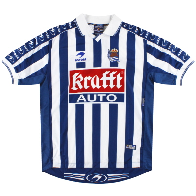 1998-00 Real Sociedad Home Shirt Didi #22 *Mint* XL