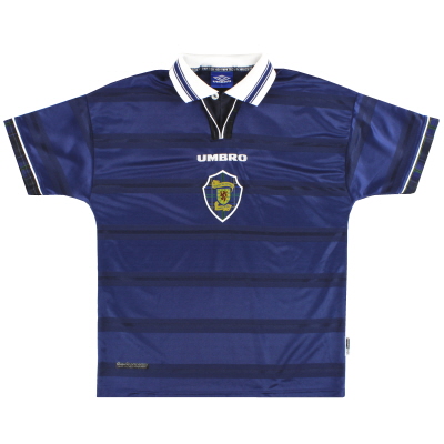 1998-00 Scotland Umbro Home Shirt *Mint* M