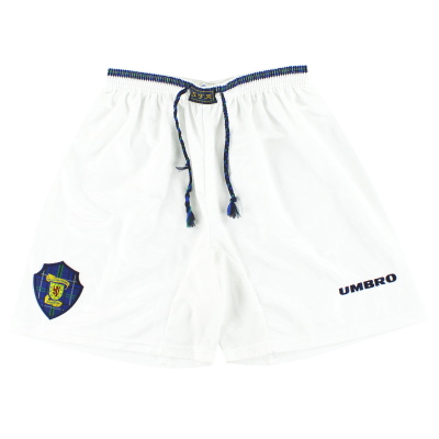 Pantalones cortos de local Umbro de Escocia 1998-00 *Mint* M