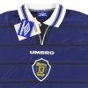 1998-00 Schottland Umbro Heimtrikot L/S *mit Etiketten* XL