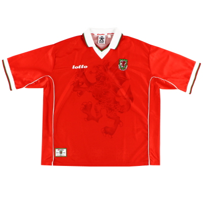 1998-00 웨일즈 로또 홈 셔츠 XXL