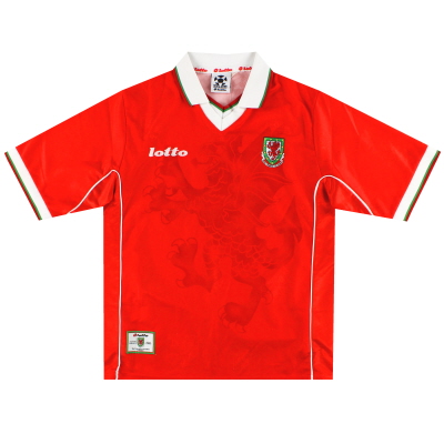 1998-00 웨일즈 로또 홈 셔츠 M